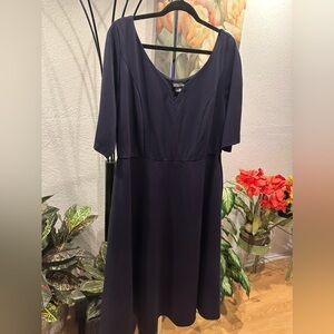 City Chic cute Girl navy dress size S/16